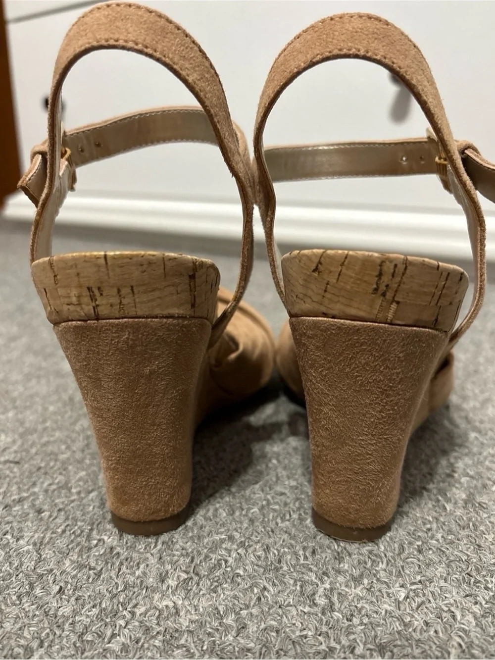 A2 By Aerosoles Brown Wedge Sandals